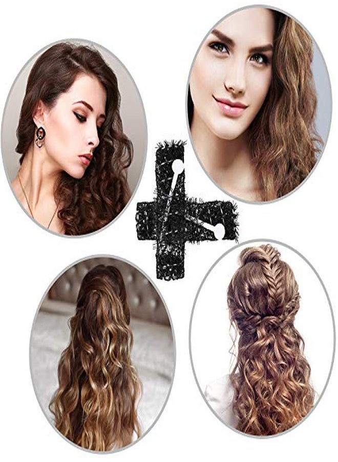 WILLBOND 20 Pieces Hair Styling Brush Roller Hair Curler Roller Hair Mesh Roller And 20 Pieces Plastic Roller Picks For Women Girls Hair Styling, 2.5 X 0.7 Inch  - Image 3