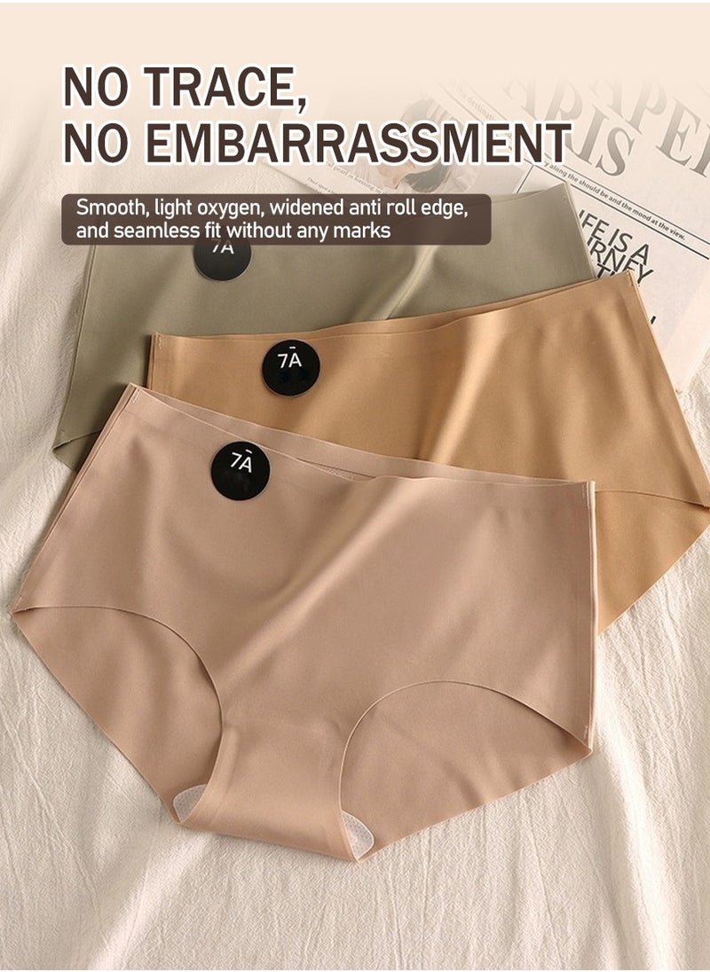 Beirui - 6pcs Seamless Triangles, Seamless Panties, Seamless Hipster Panties, Microfiber Panties, Breathable and Comfortable Invisible Panties, High Elasticity - Image 1