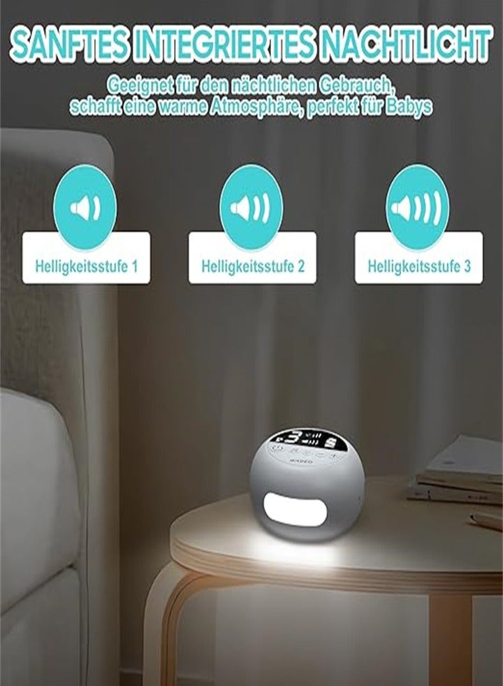 New Electric Baby Nasal Aspirator with 9 Adjustable Suction Levels and 3 Silicone Tips, Newborn and Kids Electric Nasal Irrigator with Music and LED Light - Image 4