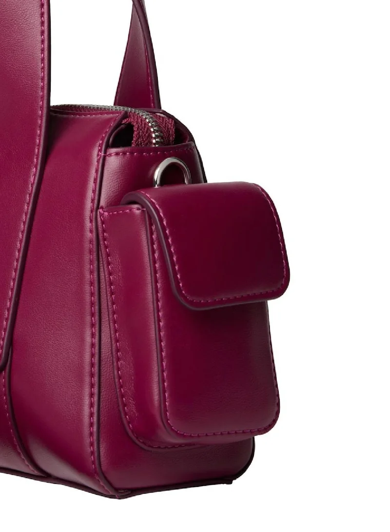 CALVIN KLEIN Convertible Jacquard Crossbody Handbag