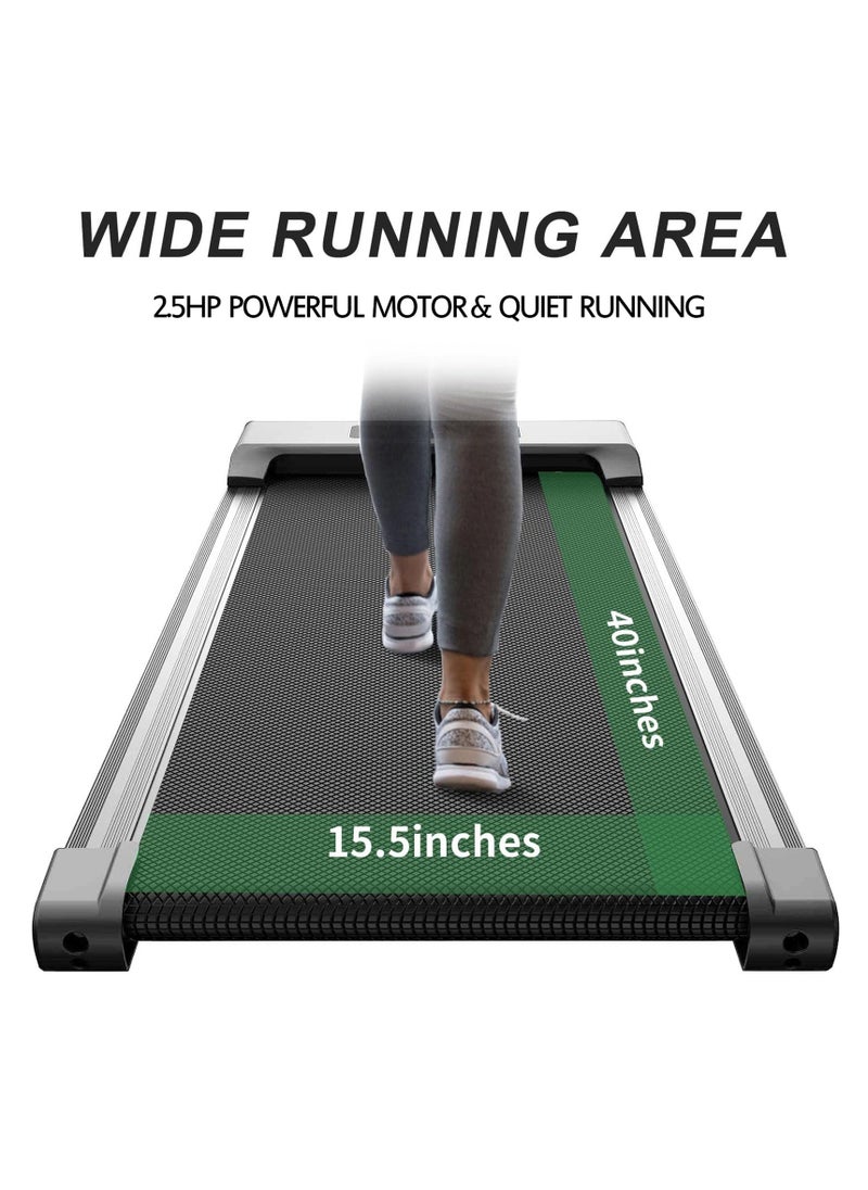 Generic - Walking Pad Under Desk Treadmill Walking Pad Treadmills Under Desk for Home Office with Remote Control Portable Treadmill in LED Display - Image 1
