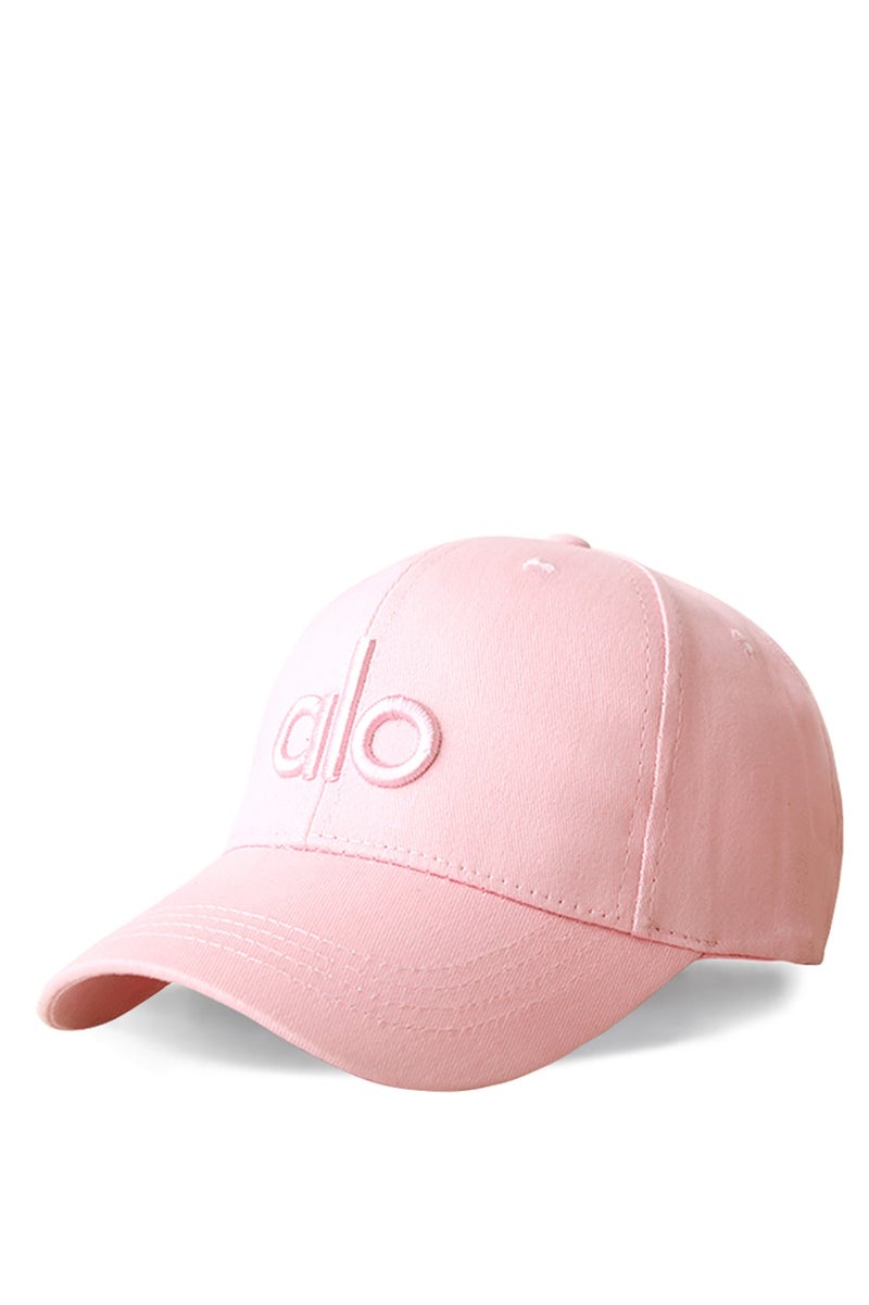 alo Pink Baseball Cap Subtle 3D Pink Alo Embroidery
