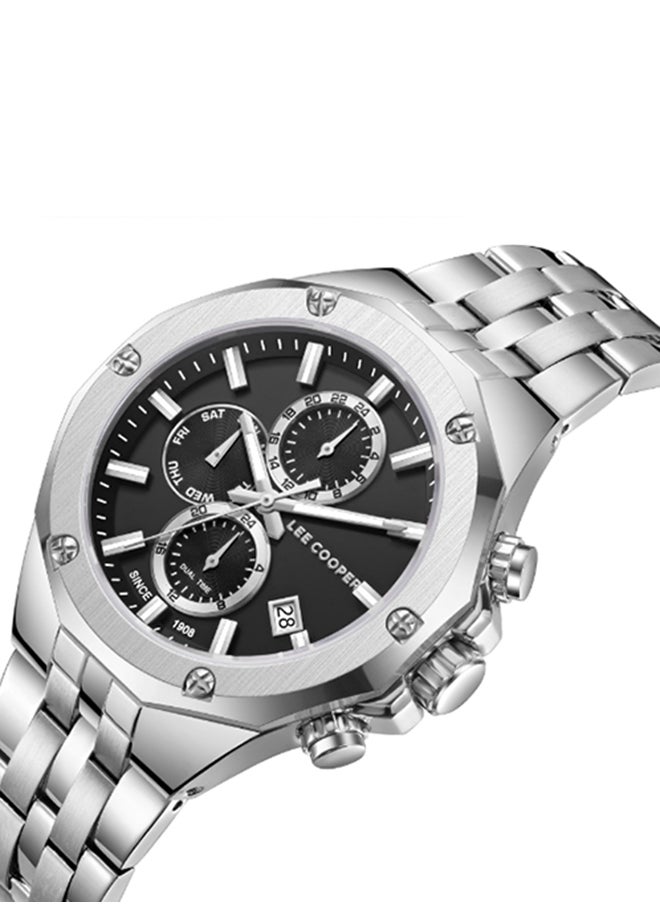 Lee Cooper Men Multi Function Black Dial Watch - LC08104.350  - Image 2