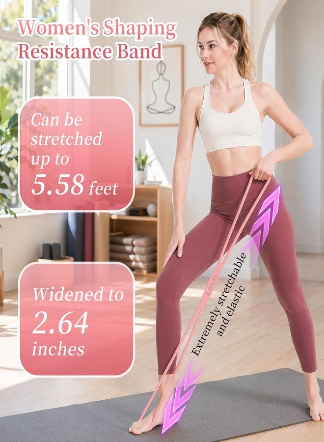 DAWZMR Figure 8 Resistance Bands for Women, 15 Lbs Keep Resistance Band with Non-Slip Handles for Arm Back Shoulders & Legs - Image 5