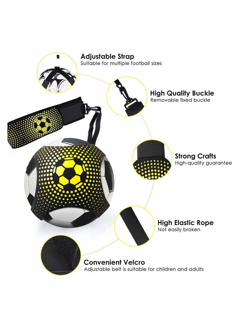 كابتن تيك مدرب ركلة كرة القدم معدات تدريب كرة القدم مساعدة تدريب كرة القدم تحسين مهارات كرة القدم ممارسة فردية للأطفال البالغين بدون استخدام اليدين يناسب جميع أحجام كرات القدم - Image 2
