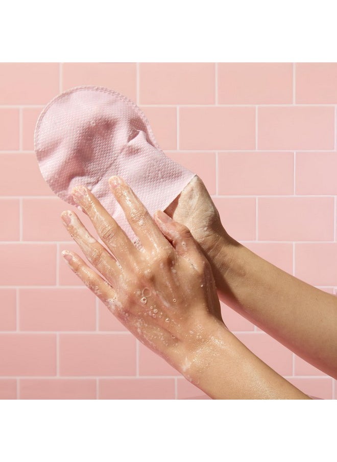 TONYMOLY TONYMOLY Plum Bum AHA Exfoliating Bubble Mitt - Single-Use Korean Body Scrub with Glycolic Acid, Peptides & Plum Extract for Smooth, Radiant Skin - 1.2 oz  - Image 3