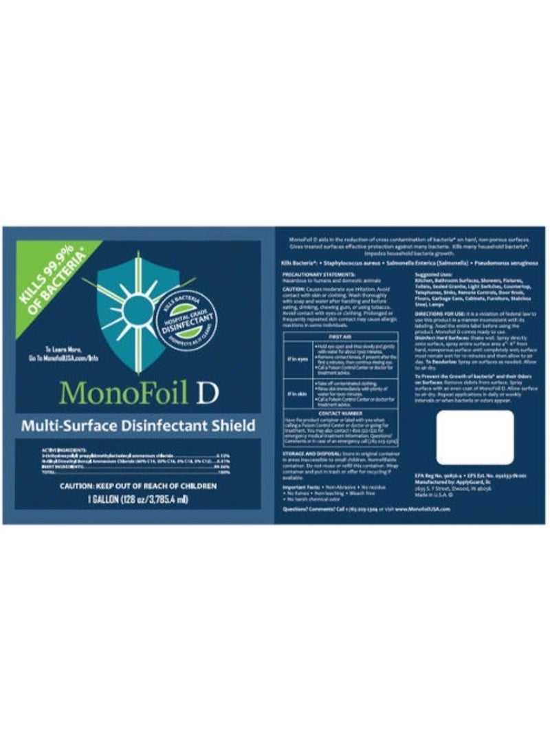 MonoFoil D Multi Surface Disinfectant Shield 473 ML  - Image 3