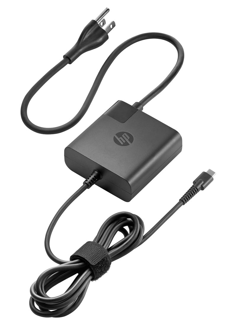 ماركة غير محددة - محول/موصل شاحن USB 65 وات من النوع C مناسب لجهاز HP Spectre x360 13 x2 12-a011nr 12-a012nr X2 12-ab010nr 12-a008nr 12-a001dx 12-a009nr 12-a001tu 13t-v000 13-v001dx 13-v011dx 13-v010ca - Image 1