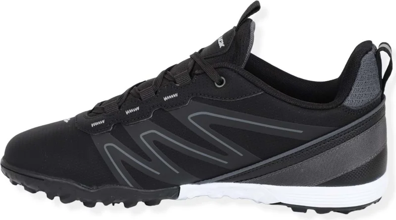 Lescon Konfores 1494-ATTACK-3 Anatomical Sole Astroturf Football Shoes - NKT01494-BLACK White-42