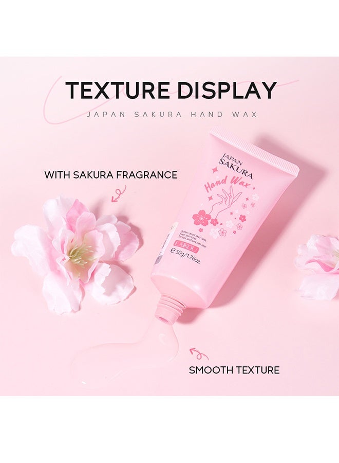 لايكو قناع شمع اليد ساكورا للترطيب والتقشير، يغذي ويبيض البشرة 50 جرام - Image 5