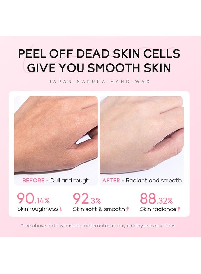 لايكو قناع شمع اليد ساكورا للترطيب والتقشير، يغذي ويبيض البشرة 50 جرام - Image 3