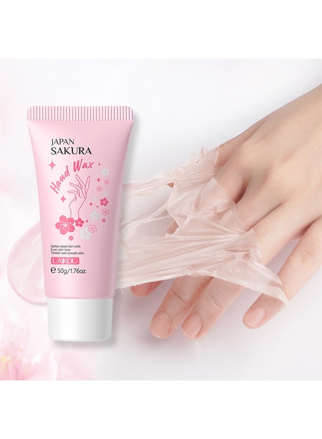 لايكو قناع شمع اليد ساكورا للترطيب والتقشير، يغذي ويبيض البشرة 50 جرام - Image 1