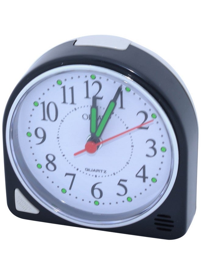 Orpat Plastic Beep Alarm Clock (Black)