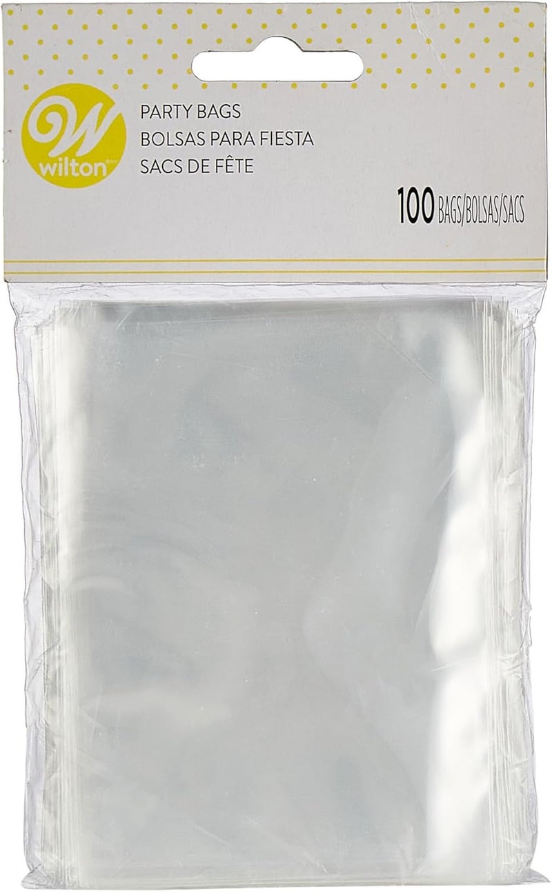 Wilton Clear Plastic Party Bags - 100 Count - Image 1