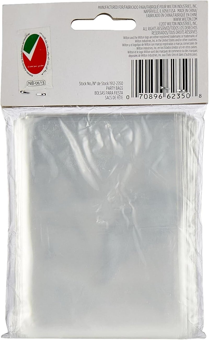 Wilton Clear Plastic Party Bags - 100 Count - Image 2