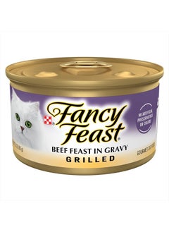 Fancy Feast Purina Fancy Feast Grilled Wet Cat Food Beef Feast in Wet Cat Food Gravy - (Pack of 24) 3 oz. Cans  - Image 1