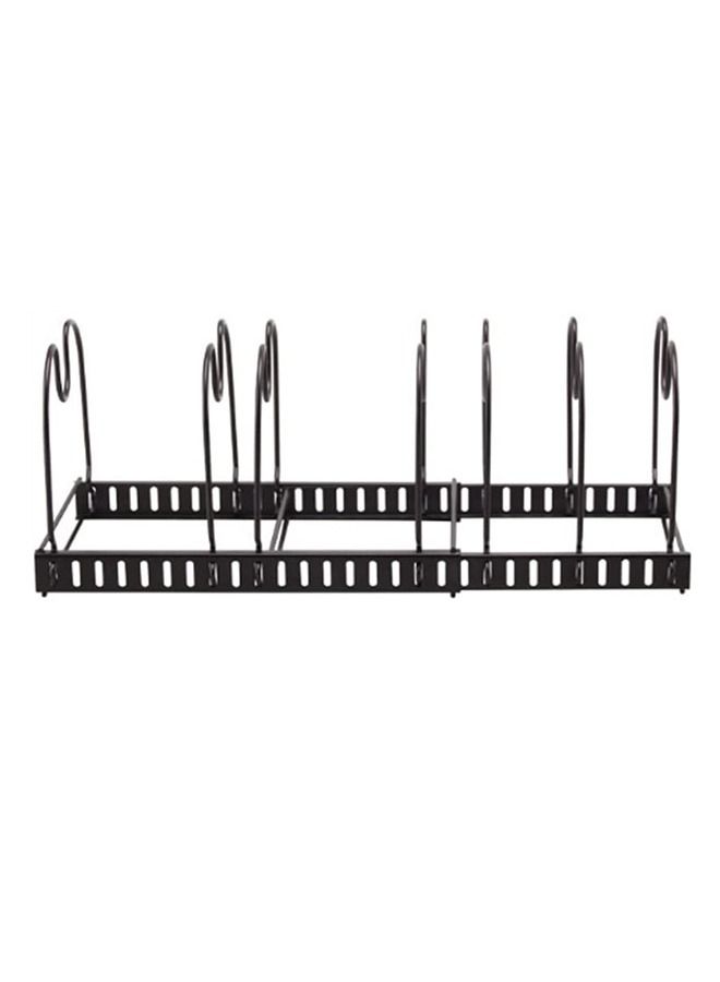 6-Layer Adjustable Pan And Pot Lid Rack ,Space Saving Kitchen Storage