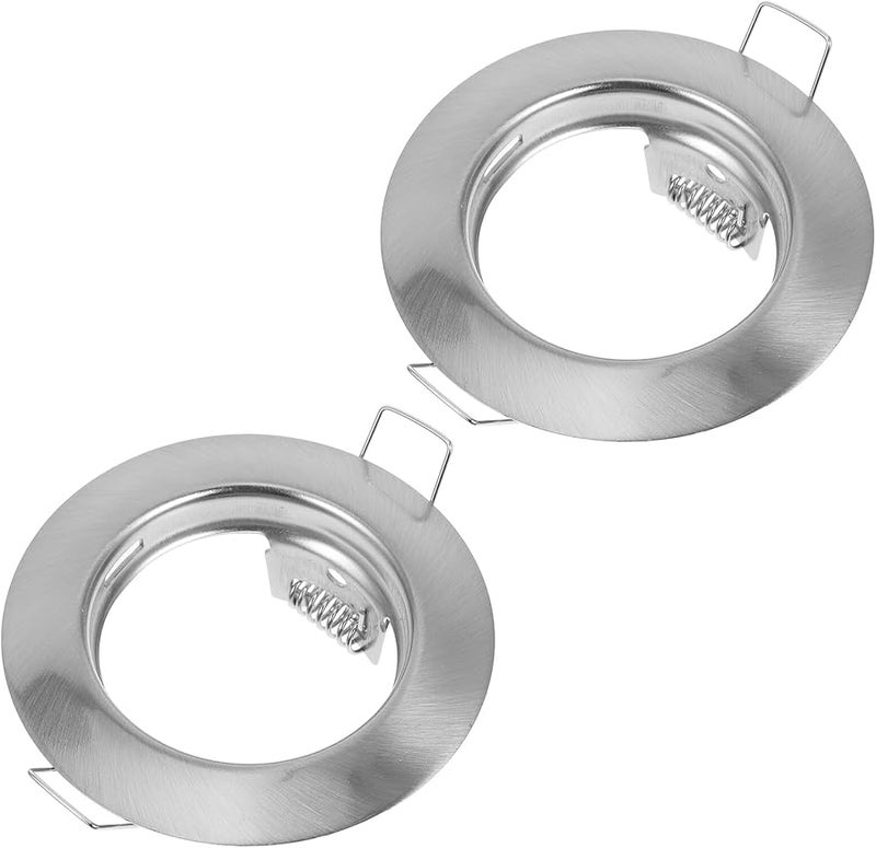 Jojofuny 2pcs Recessed Lighting Housing Trim Kits Compatible Multiple Bulb Types - Image 1