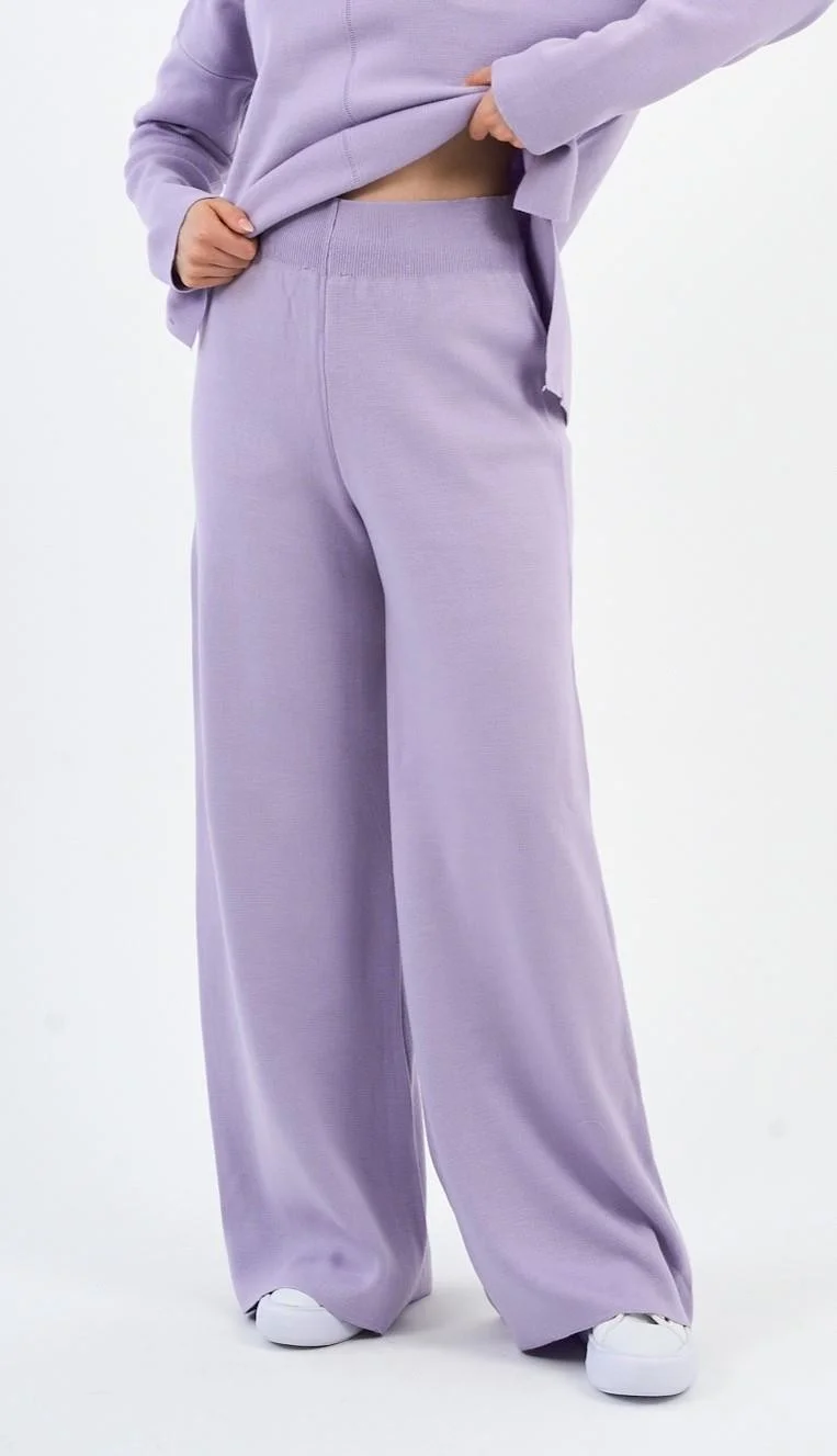 Alexander Gardi Elastic Waist Wide Leg Knitted Trousers (A90944-S-ALT)