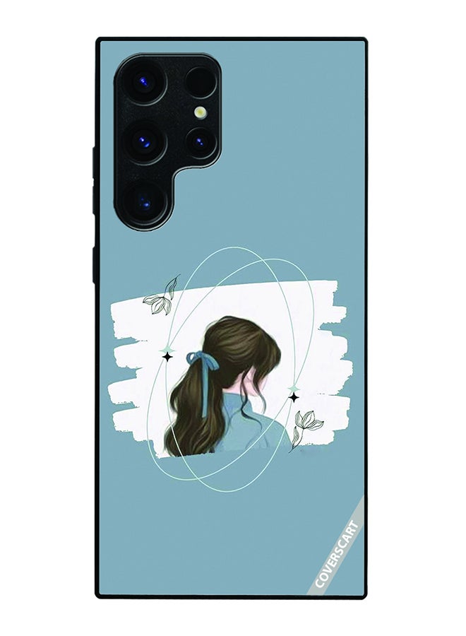 COVERSCART Protective Case Cover For Samsung Galaxy S23 Ultra Girl Back Design Multicolour