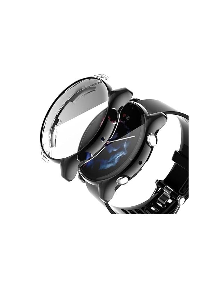 غطاء حماية كامل للشاشة - غطاء حماية - غطاء حماية كامل Amazfit GTR3 / GTR3 Pro باللون الأسود - Image 1