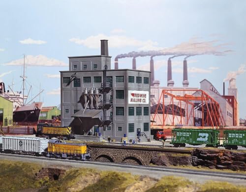 Walthers Cornerstone Red Wing Milling Co 9333212 N Scale Model Railroad Structure Kit - Image 5