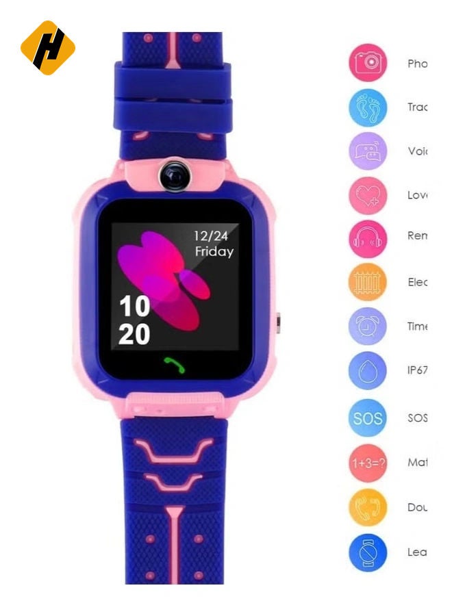 HuHa C002 Waterproof Smart Watch For Kids Pink - Image 3