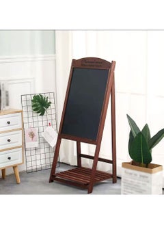 LINGWEI Wooden Writing Drawing Board With Stand Flower Stand Blackboard Ideal For Restaurants Menu Wedding Party Arts & Crafts Drawing Greetings  - Image 1