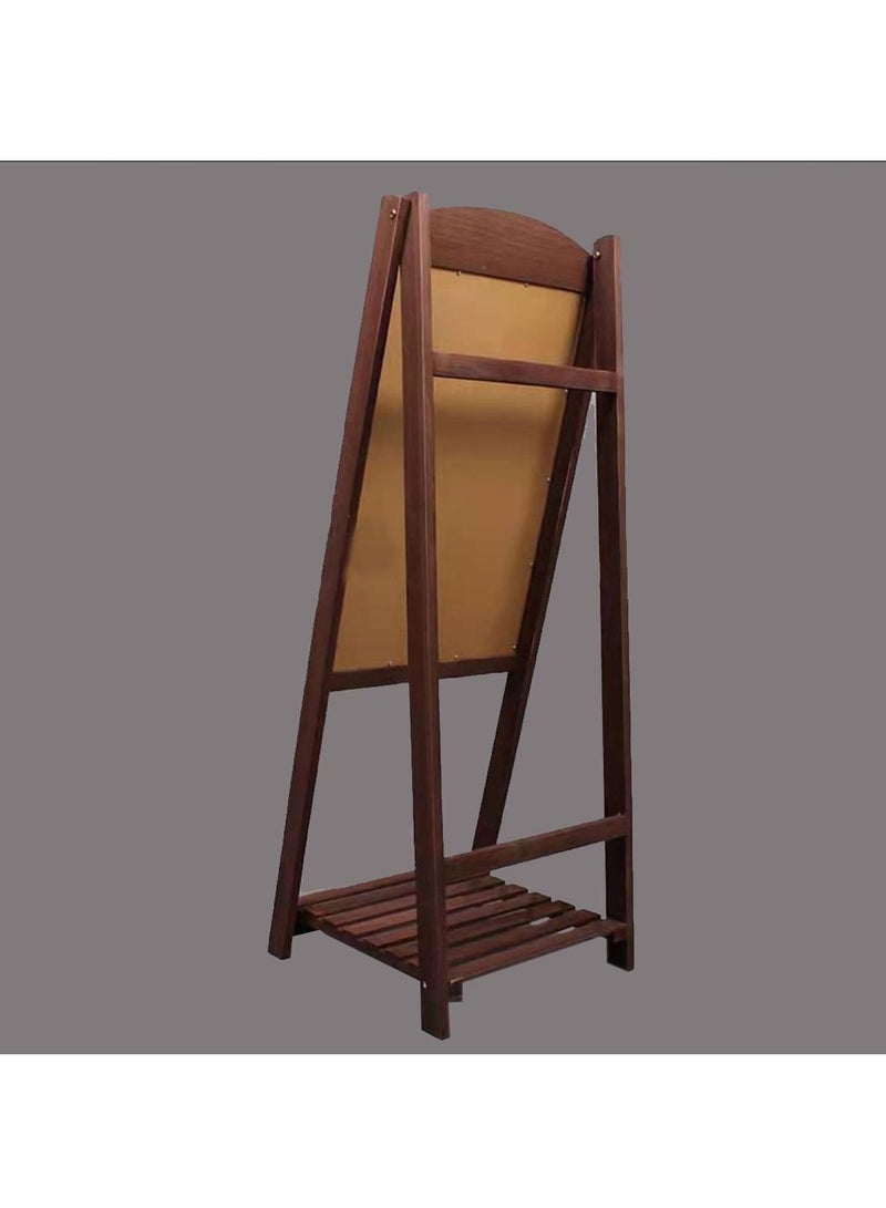 LINGWEI Wooden Writing Drawing Board With Stand Flower Stand Blackboard Ideal For Restaurants Menu Wedding Party Arts & Crafts Drawing Greetings - Image 3