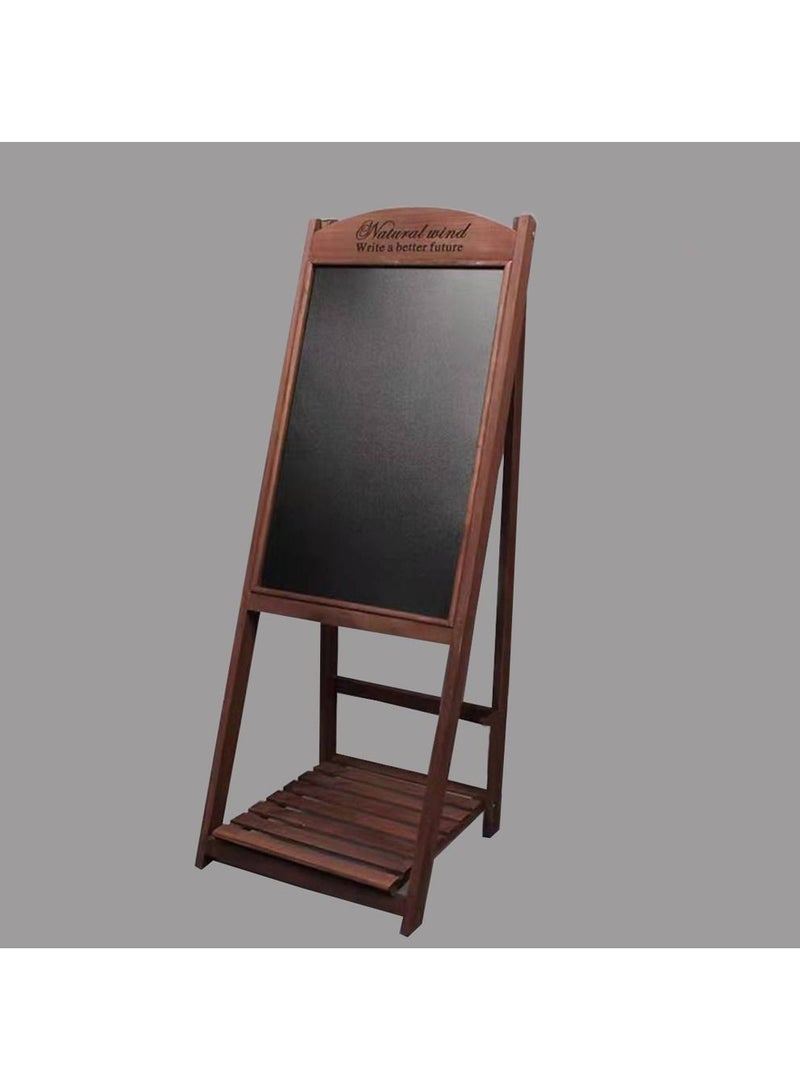 LINGWEI Wooden Writing Drawing Board With Stand Flower Stand Blackboard Ideal For Restaurants Menu Wedding Party Arts & Crafts Drawing Greetings - Image 2