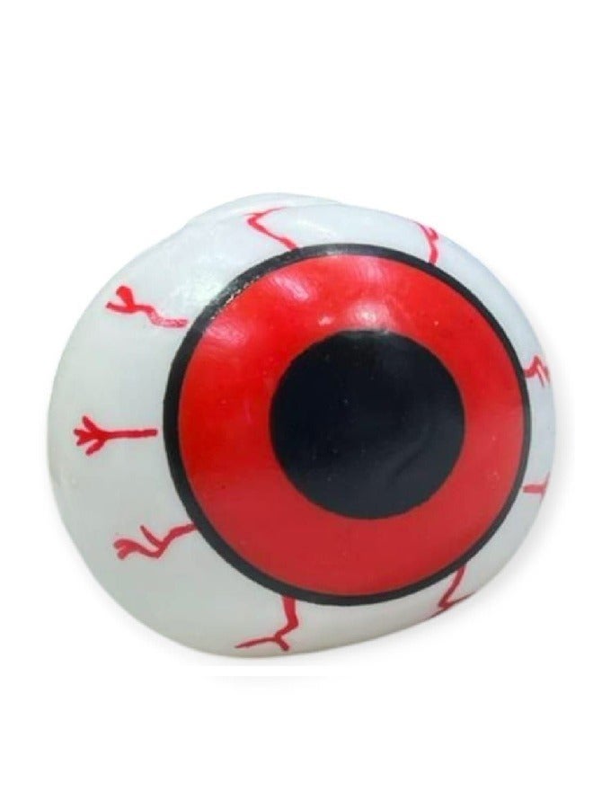 New Squishy Eyeballs,Stress Ball Toys,Soft Eyeball 1 Pcs Red