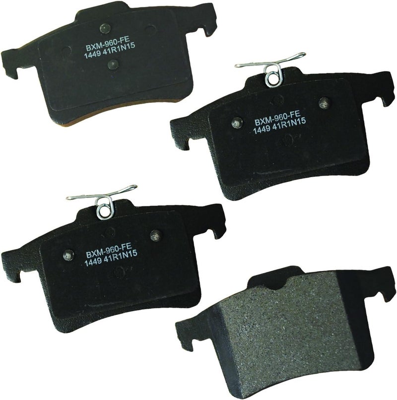 Bendix Premium SBM1449 Semi-Metallic Rear Brake Pads for Jaguar XF 2015-2010, XFR 2015-2010, XFR-S 2015-2013, XJ 2014-2011, XJR 2017-2014, XKR 2013-2010, XKR-S 2013-2012 - Image 1