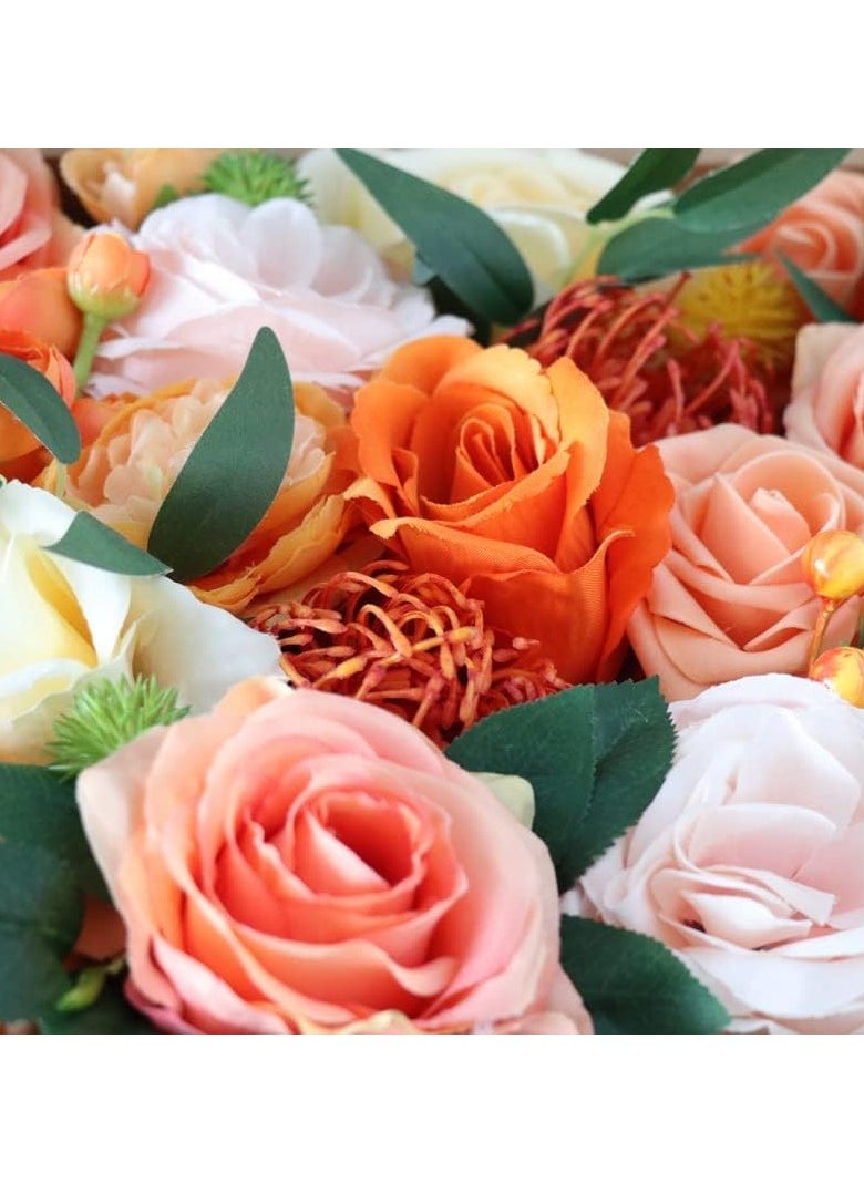 GT-Wheel Artificial Flowers Combo Box Silk Fake Faux Flower Centerpieces for DIY Wedding Cake Topper Floral Arrangements  - Image 5
