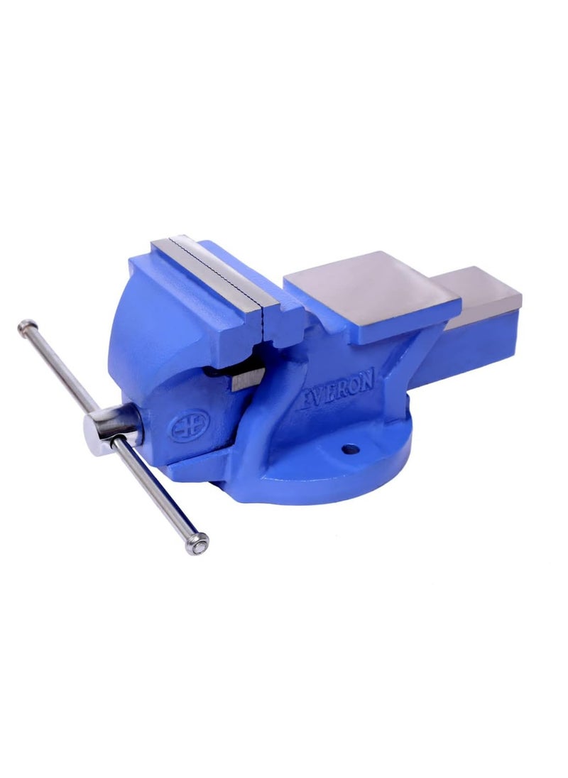 VTH WITH TAGLINE ABSOLUTE TOOLING SOLUTIONS VTH Everon Export Quality Single Ribbed Bench Vice 75mm 