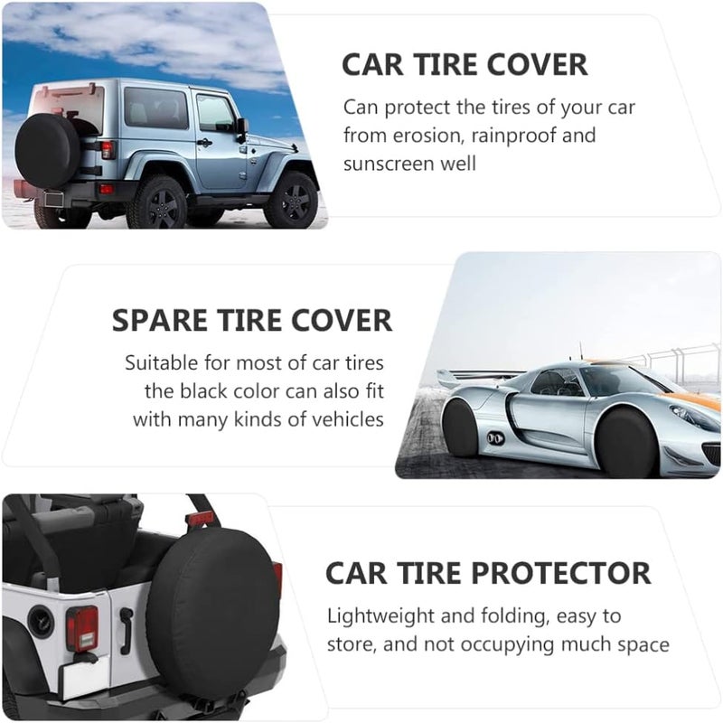 FAVOMOTO Spare Tire Cover PVC Tire Protector for Weather Conditions and Scratch-Resistant Design for Cars Suvs Rvs - Image 4