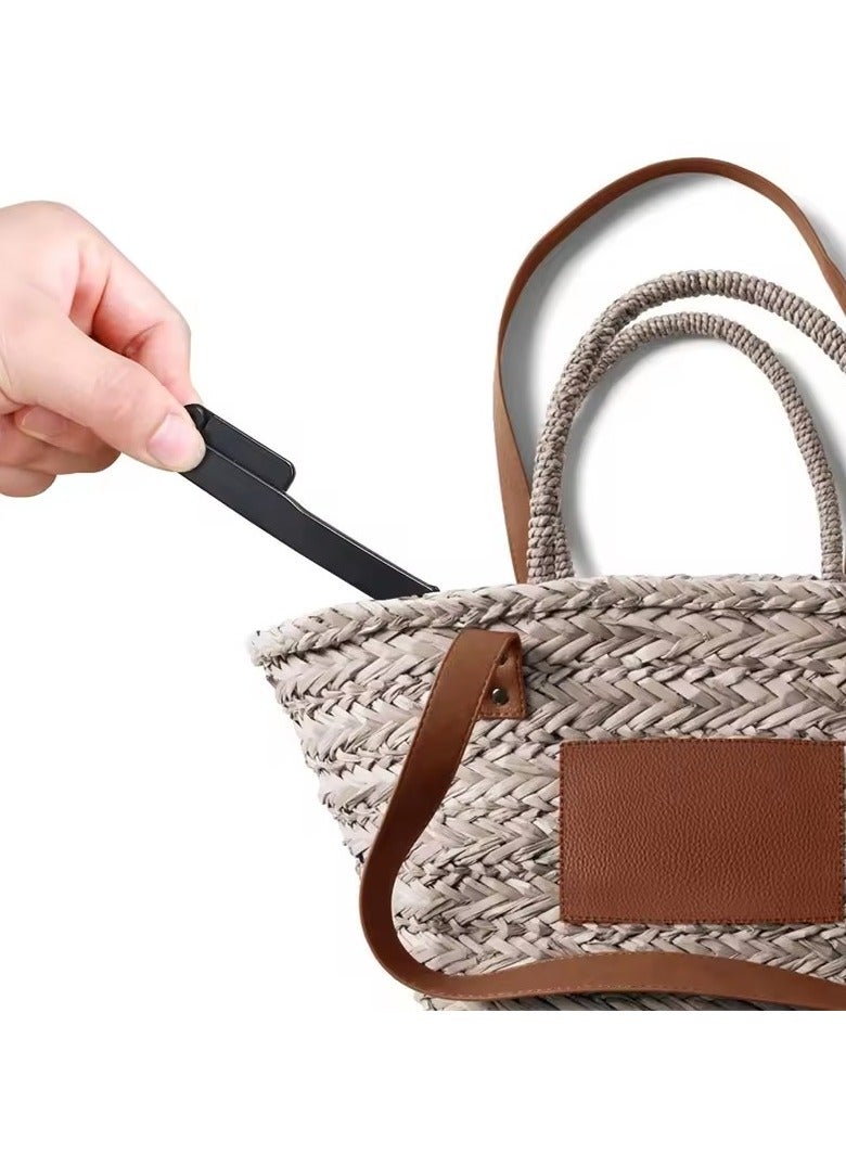 Goolsky فرشاة حواجب من الفولاذ المقاوم للصدأ الأسود ومشط رموش أدوات تجميل لتمديد الرموش - Image 3