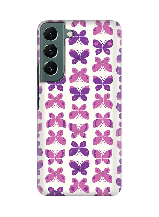 Stylizedd Case for Samsung Galaxy S22+ 5G Slim Snap Classic Series Shield Matte Finish Print - Sweet Butterfly - Image 1
