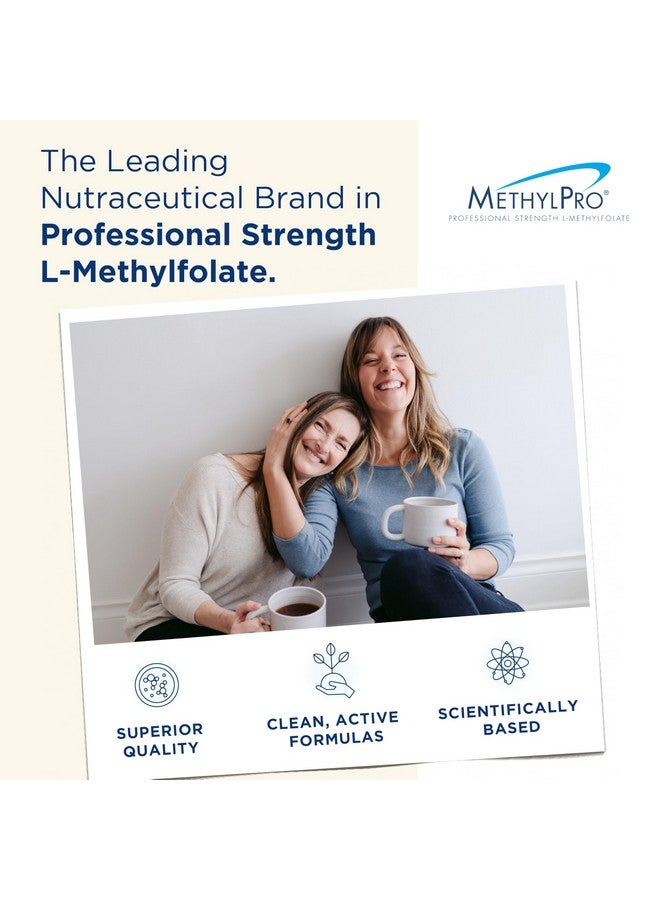 MethylPro 15mg L-Methylfolate - Professional Strength Active Methyl Folate Supplement for Brain Support & Balanced Mood - Gluten-Free Cognitive Supplement with No Fillers (90 Capsules) - Image 2