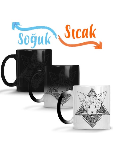 Print Shop Egyptian Mau Cats Cat Magic Mug Porcelain