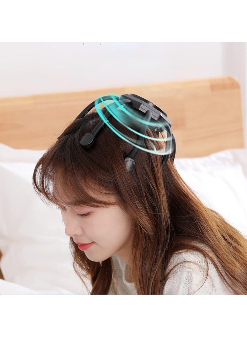 general Scalp massager head massager, 8 vibrating contacts, 3 modes, multiple massage modes to release pressure, one yard fits most, ideal gift - Image 1