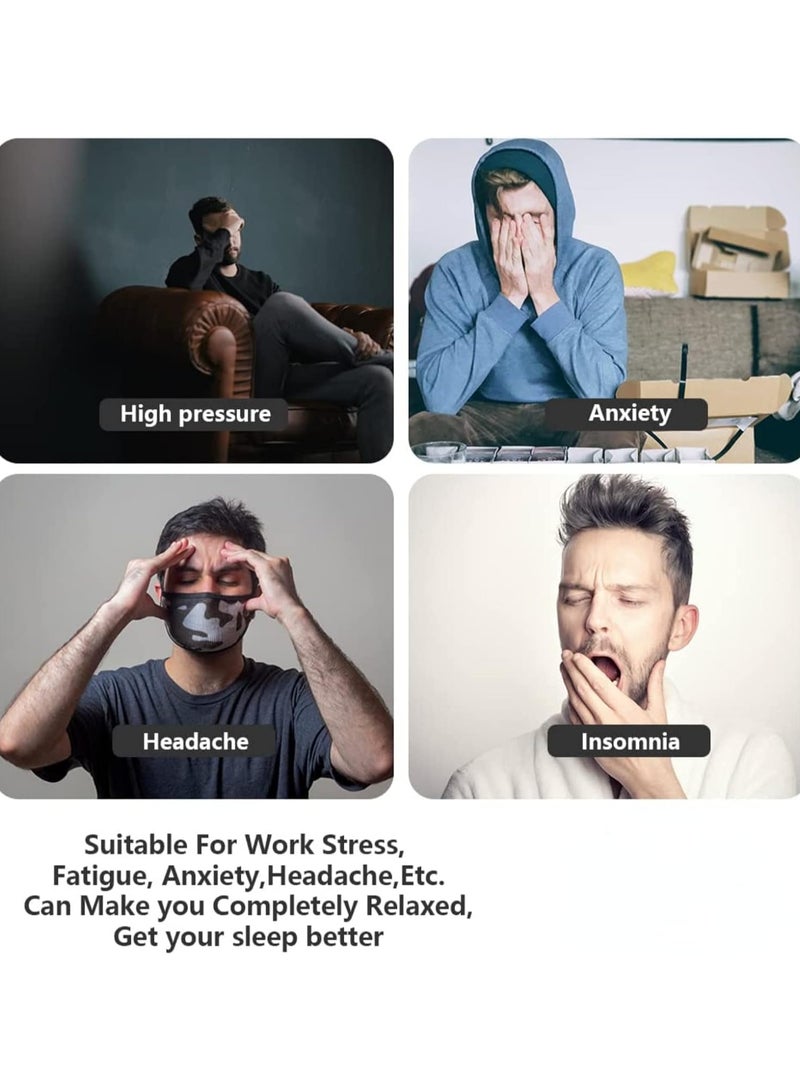 general Scalp massager head massager, 8 vibrating contacts, 3 modes, multiple massage modes to release pressure, one yard fits most, ideal gift - Image 2