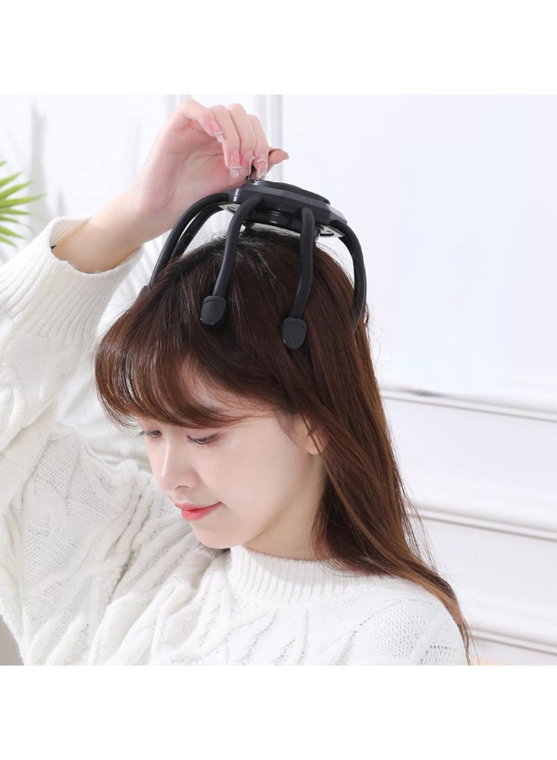 general Scalp massager head massager, 8 vibrating contacts, 3 modes, multiple massage modes to release pressure, one yard fits most, ideal gift - Image 5