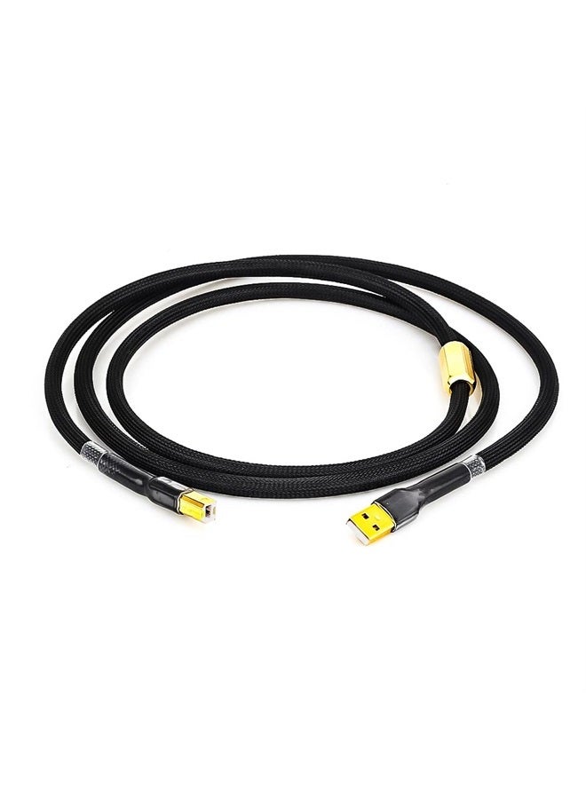 VIBORG HiFi USB Cable Type A Male to Type B Male Audio Digital Cable Printer Scanner Cord USB 2.0 Data Cable (1M) - Image 1