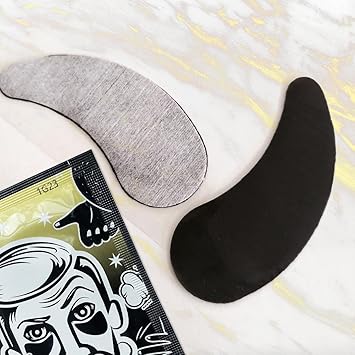 BARBER PRO UNDER EYE MASK Mens Eye Patches Activated Charcoal Volcanic Ash Gel Pads Natural AntiAgeing Skincare for Puffy Eyes Vegan Multi Award Winning Brand 3 Pairs - Image 5