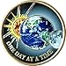 RecoveryChip One Day at A Time Universe Sun Moon Earth Medallion Color Serenity Prayer Chip - Image 3