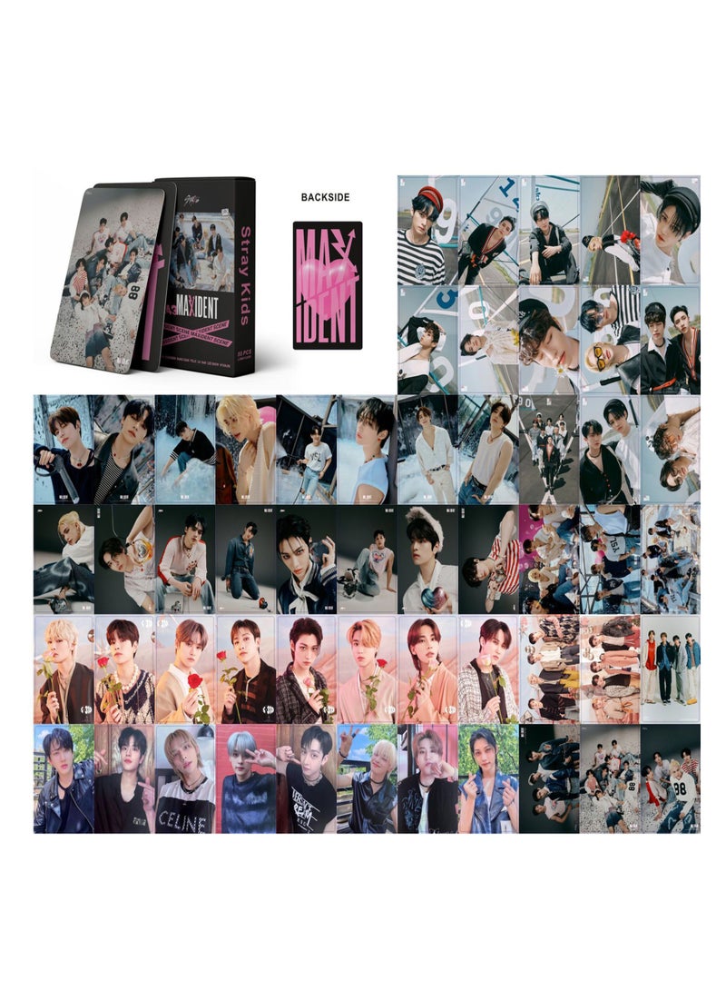 NIBEMINENT 55 Pcs Kpop Stray Kids MAXIDENT Lomo Cards Card For Fans Collection Gifts - Image 1