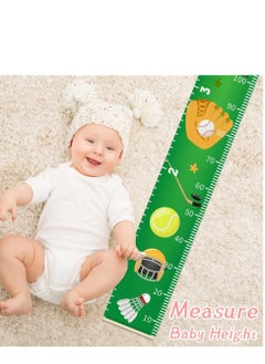 Excefore Kids Growth Chart for Wall, 200 X 20 CM Premium Canvas Removable Height Chart for Kids Height Measurement for Wall, Height Chart for Kids & Babies, Kids Height Wall Chart (Green Plants)  - Image 5