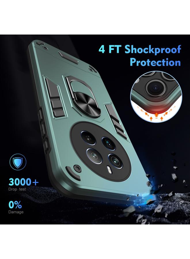 S-TOP Case For Realme 12 Pro+ Shockproof Metal Ring Holder Phone Case - Image 4