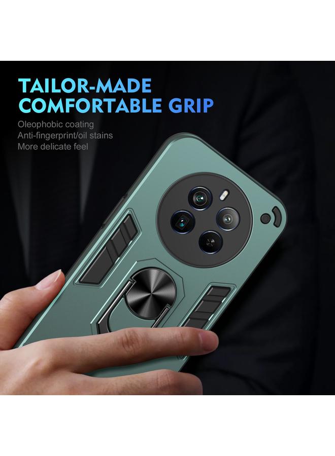 S-TOP Case For Realme 12 Pro+ Shockproof Metal Ring Holder Phone Case - Image 5