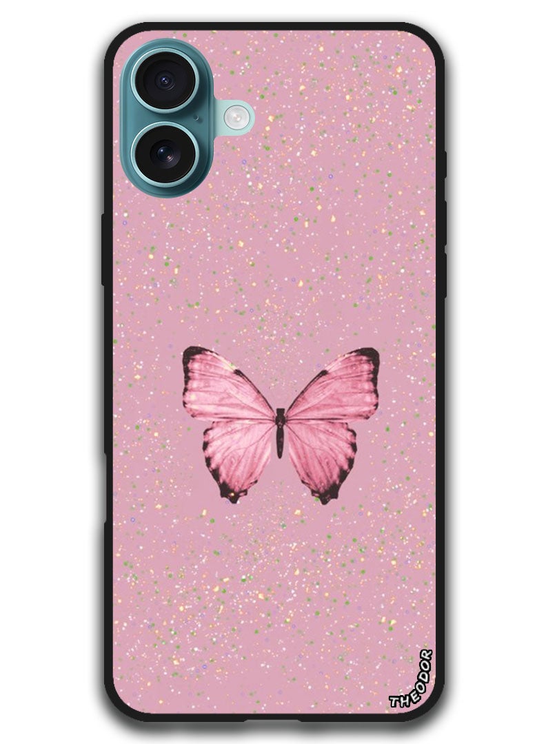 Theodor Protective Case Anti Scratch Shock Proof Bumper Cover For iPhone 16 Plus (6.7)-inch Glitter Butter 1 - Image 1